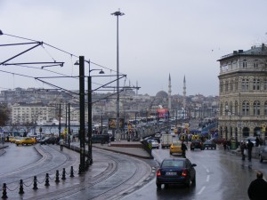 Istanbul im Regen